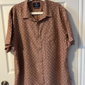 Wind River Brown Polka Dot Casual Shirt